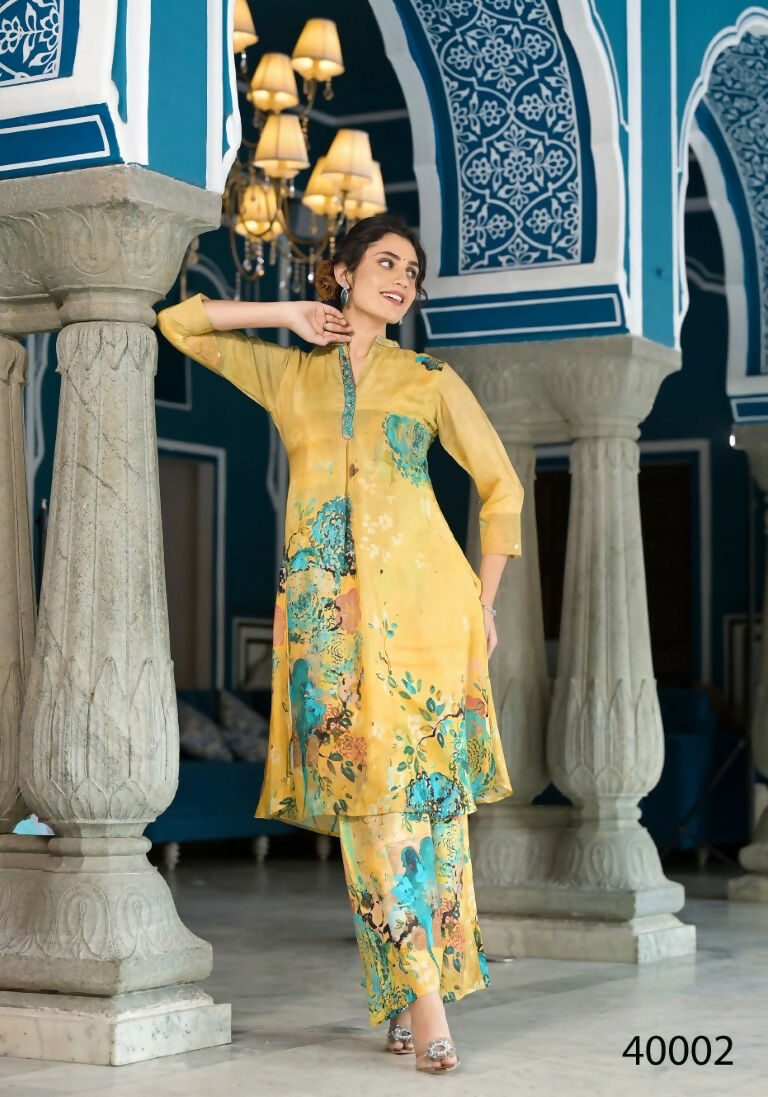 Designer Stylish Mehandi Pure Muslin Stitched Suit - Apoorva