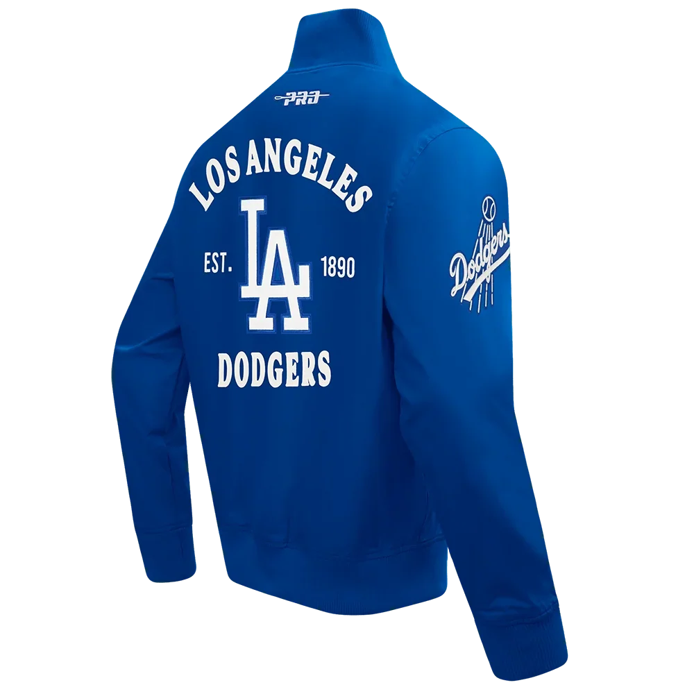 Pro Standard Los Angeles Dodgers First Team Twill Jacket - Dodger Blue