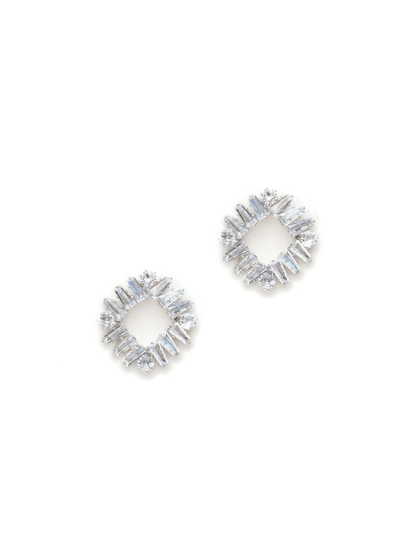 stone stud (white) - Ruby Raang
