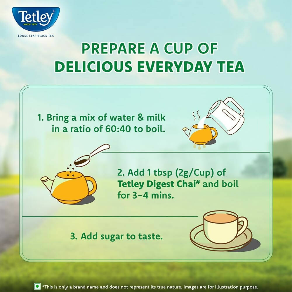 Tetley Digest Chai Loose Leaf Black Tea