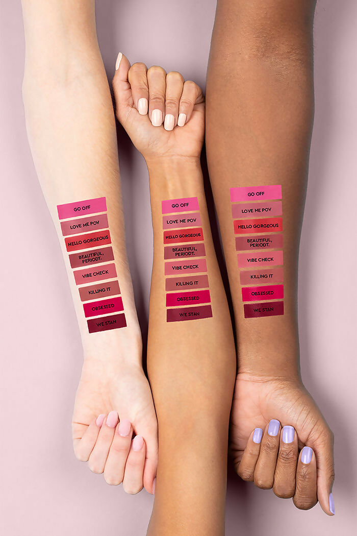 Florence by Mills Be A VIP Velvet Liquid Lipstick - Obsessed (Deep Fuchsia)