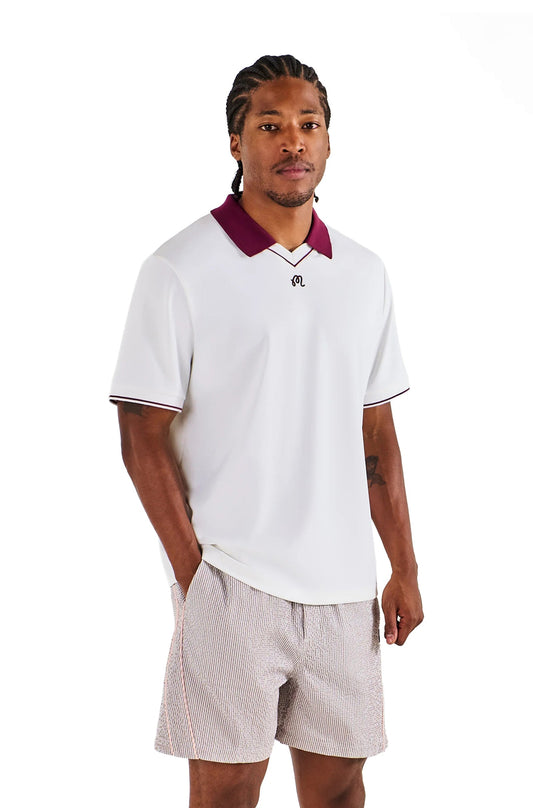 Malbon Barrio Polo - Bright White