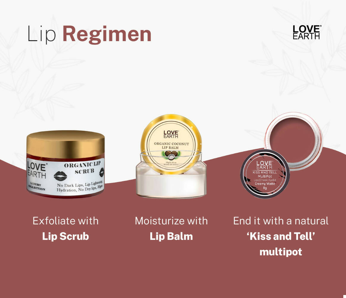 Love Earth Lip Tint & Cheek Tint Multipot-Kiss & Tell