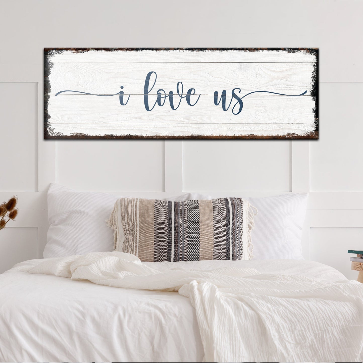 I Love Us Sign