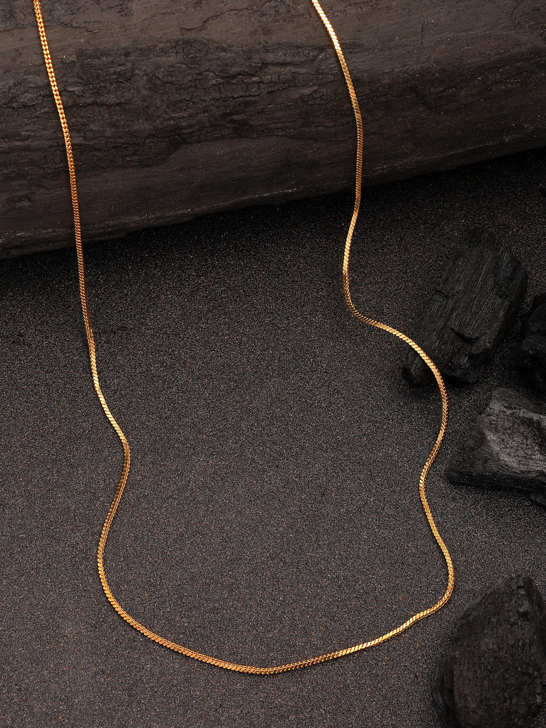 NVR Women's Gold-Polished Minimal Chain
