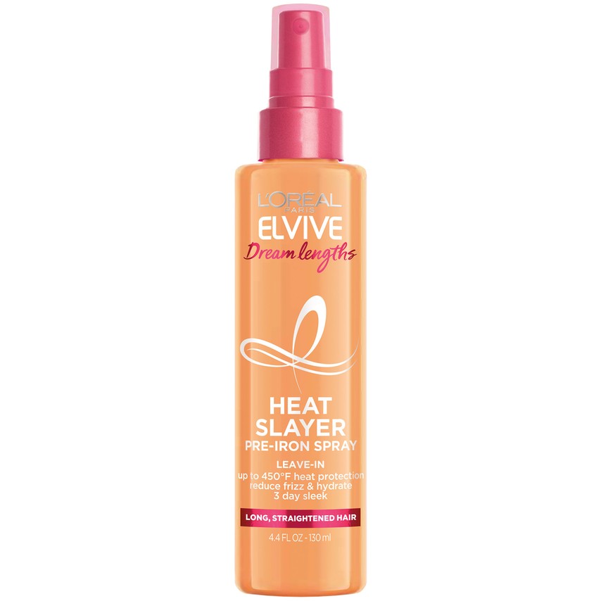 L'Oreal Paris Elvive Dream Lengths Heat Slayer Pre-Iron Spray Leave-In - 4.4oz