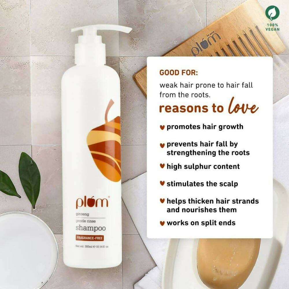 Plum Ginseng Gentle Rinse Shampoo