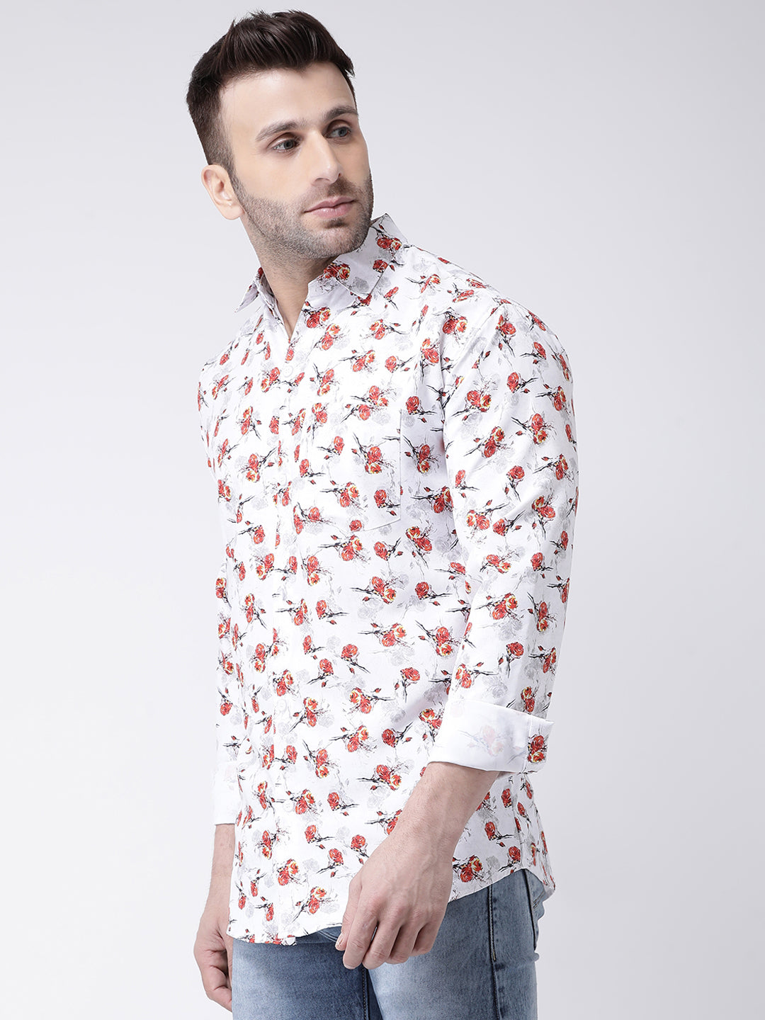 RIAG Multi color Men's Full Sleeves Printed Shirt