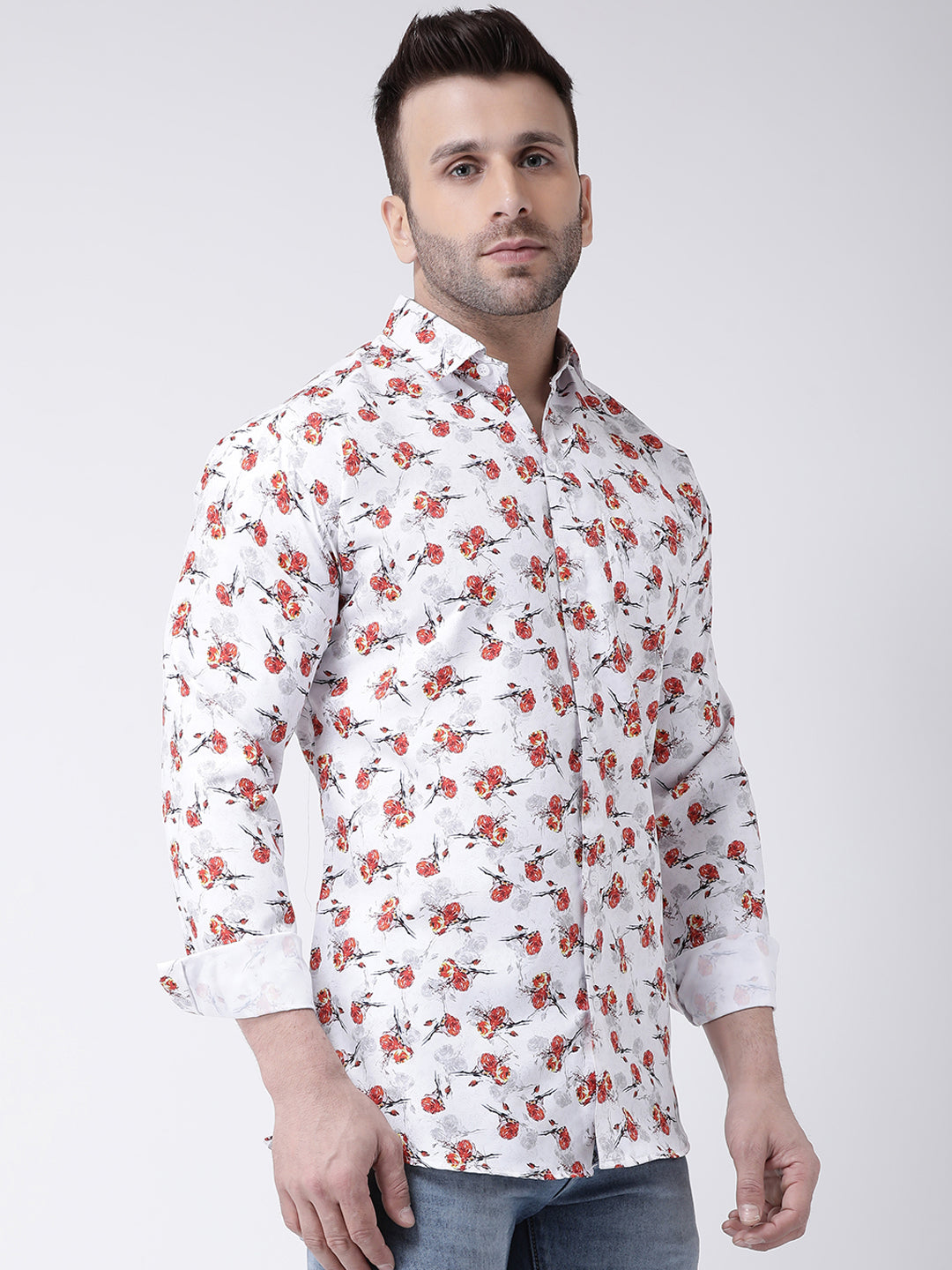 RIAG Multi color Men's Full Sleeves Printed Shirt