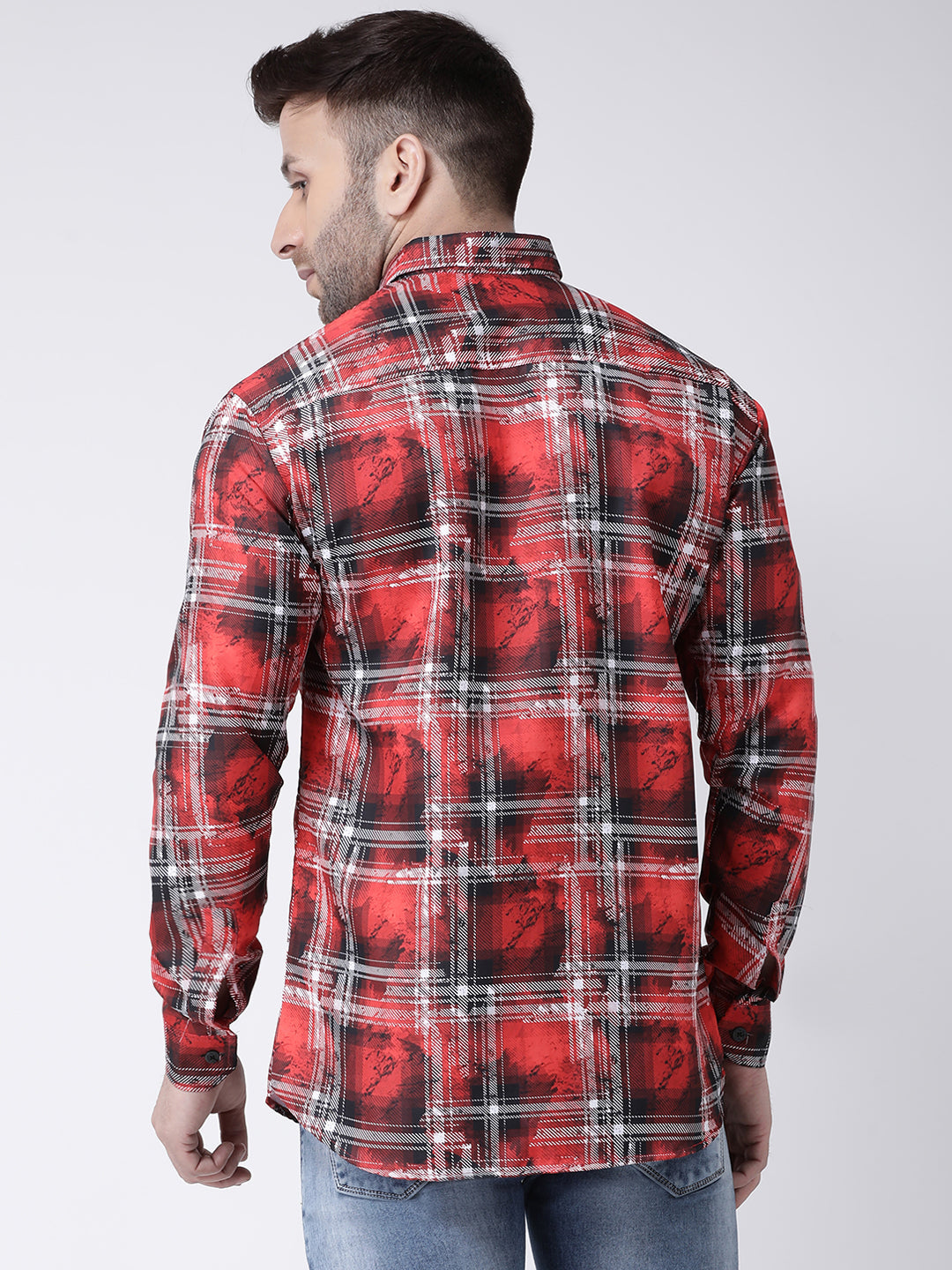 RIAG Multi color Men's Full Sleeves Printed Shirt