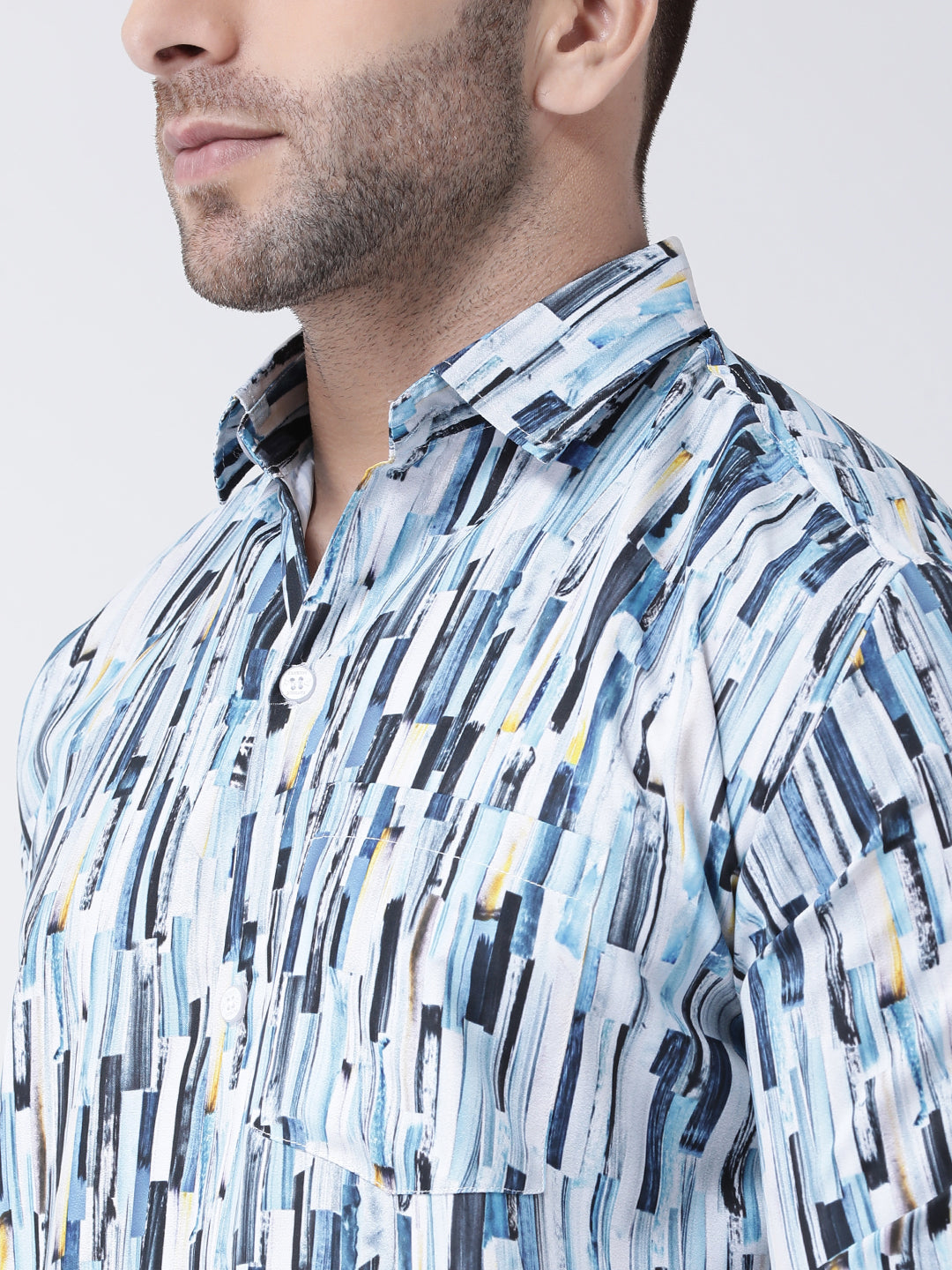 RIAG Multi color Men's Full Sleeves Printed Shirt
