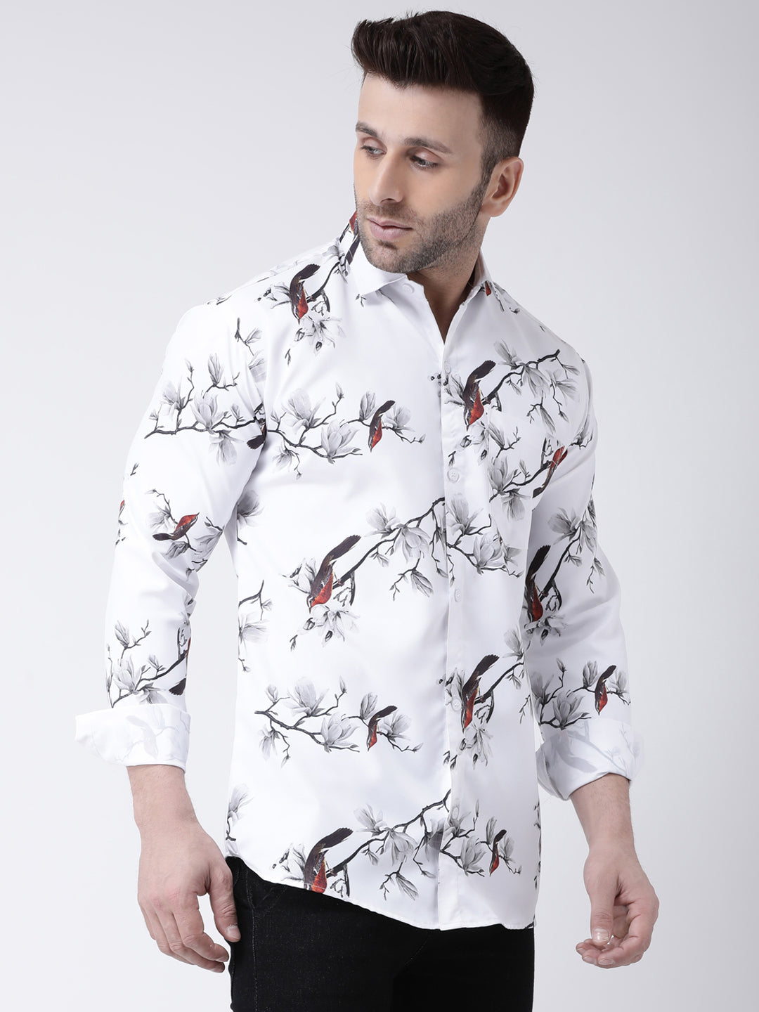 RIAG Multi color Men's Full Sleeves Printed Shirt