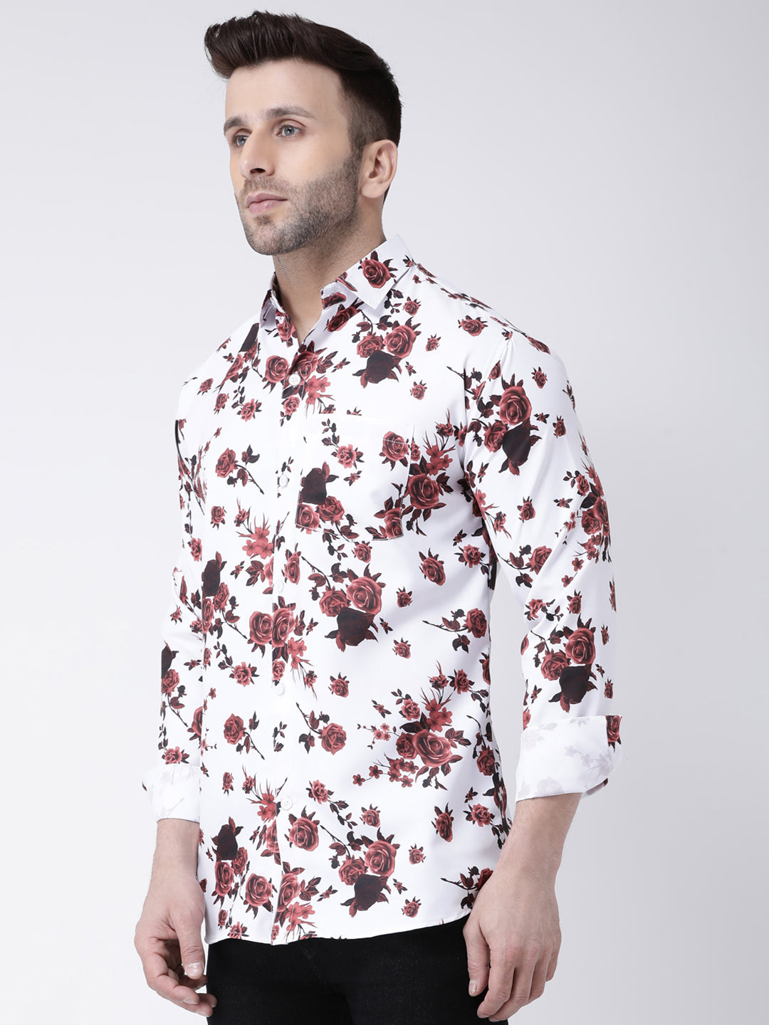 RIAG Multi color Men's Full Sleeves Printed Shirt