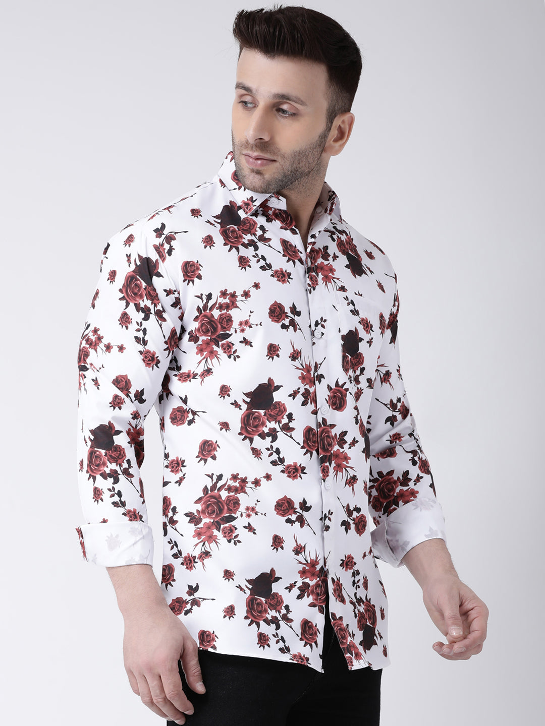 RIAG Multi color Men's Full Sleeves Printed Shirt