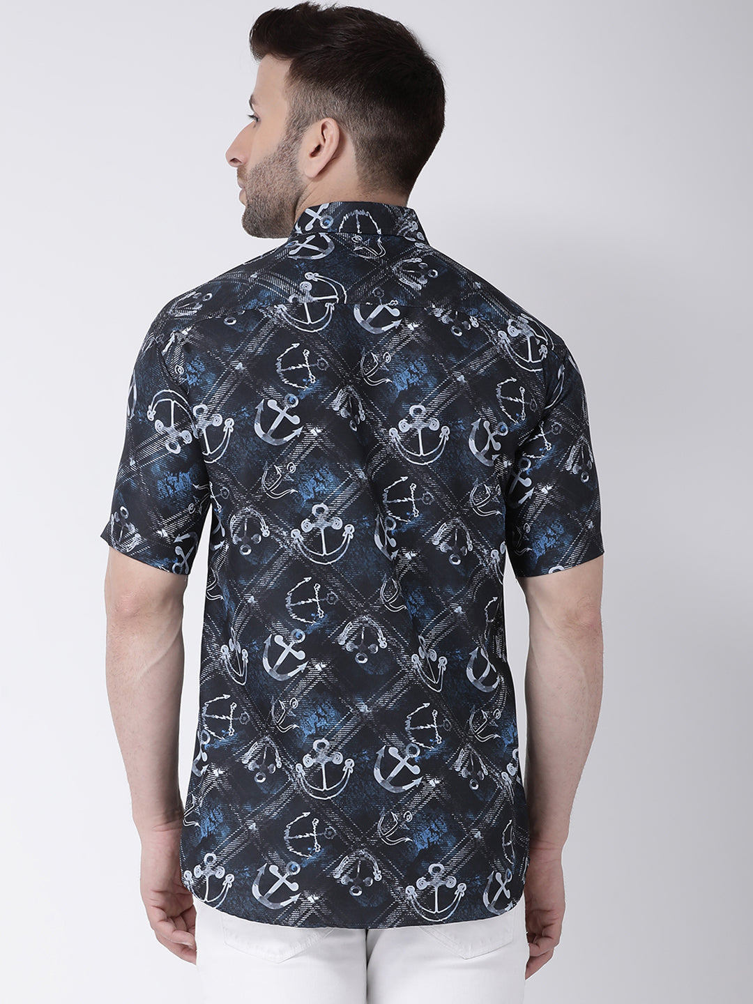 RIAG Multi color Men's Half Sleeves Printed Shirt