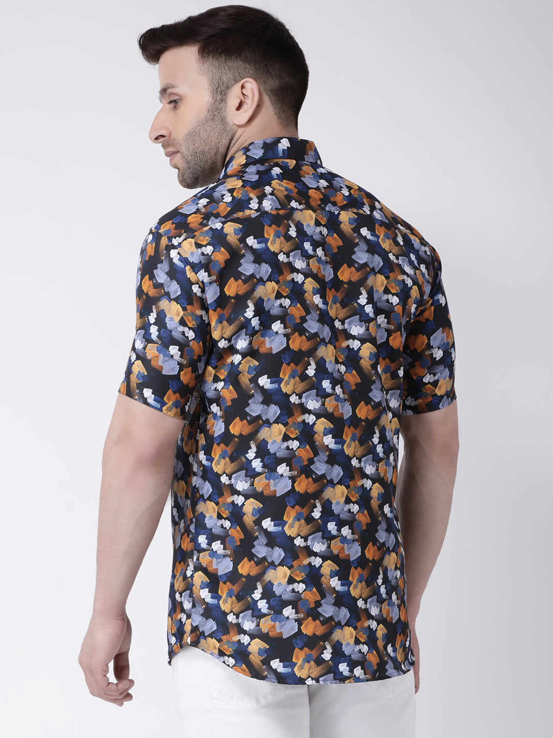 RIAG Multi color Men's Half Sleeves Printed Shirt