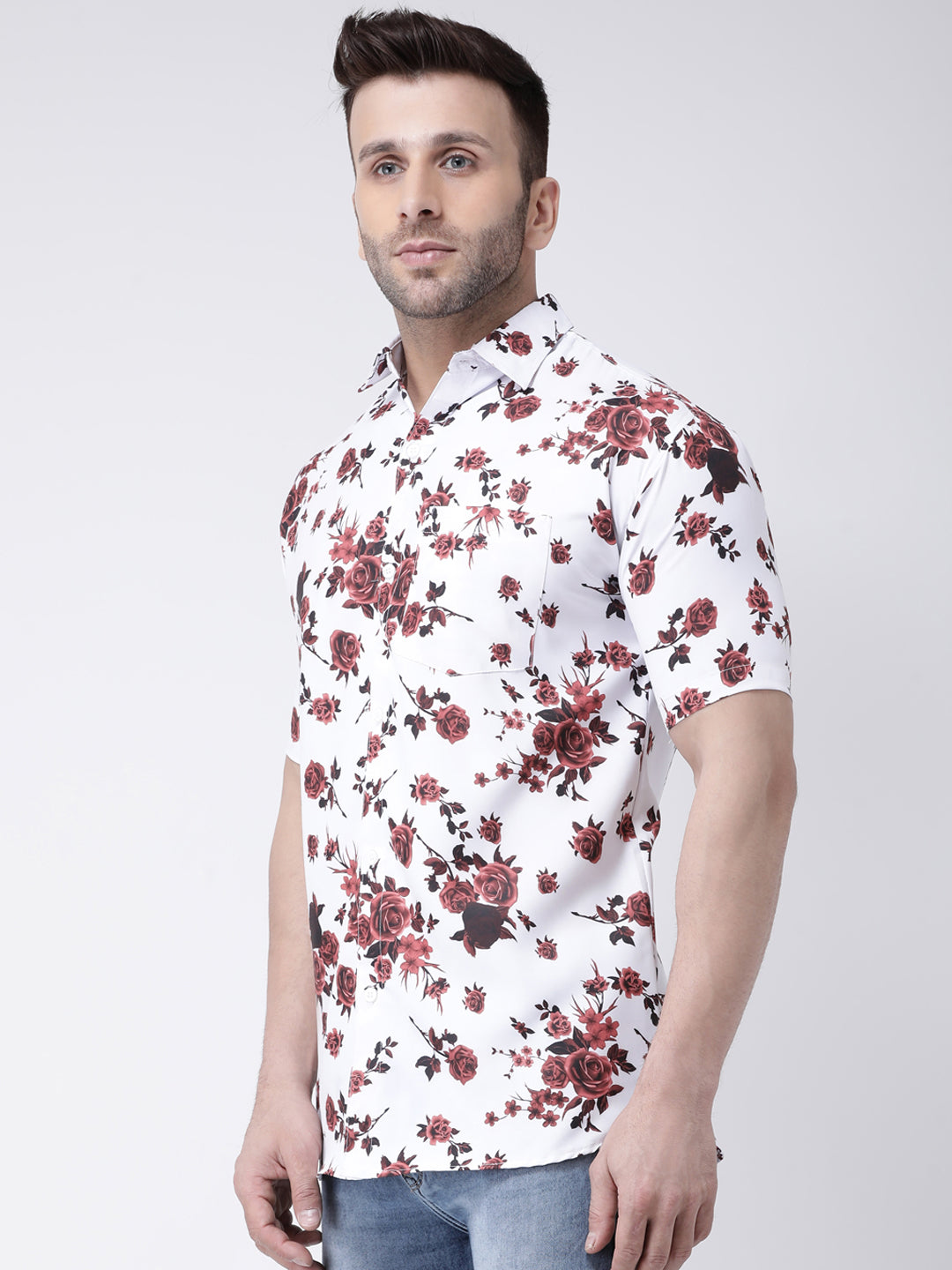 RIAG Multi color Men's Half Sleeves Printed Shirt