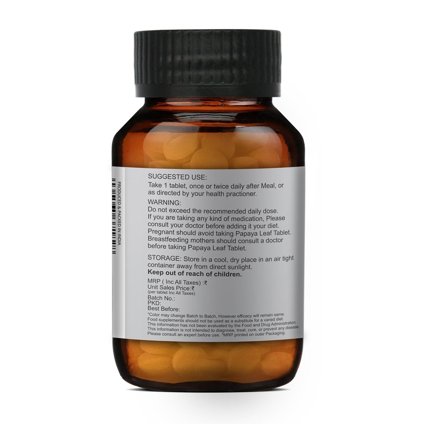 Merlion Naturals Papaya Leaf 500mg Tablets