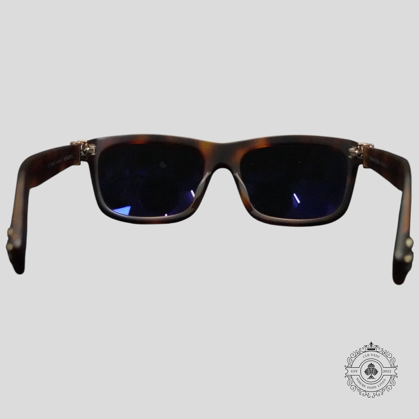Chrome Hearts Mydixadryll Sunglasses in Matte Tortoise/Silver