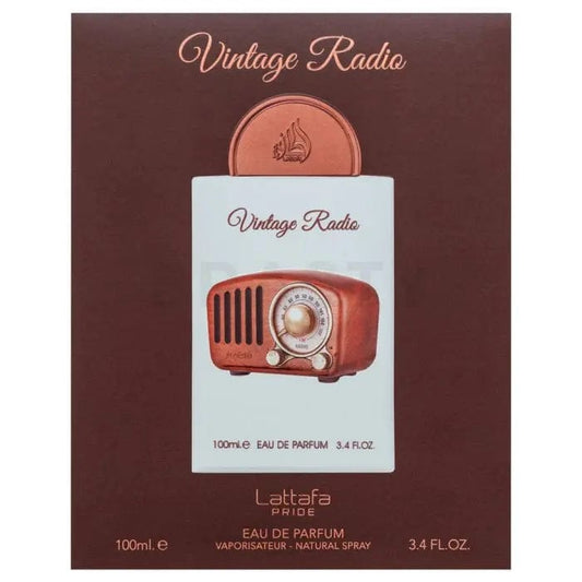 Pride Vintage Radio By Lattafa Unisex 3.4oz EDP Spray