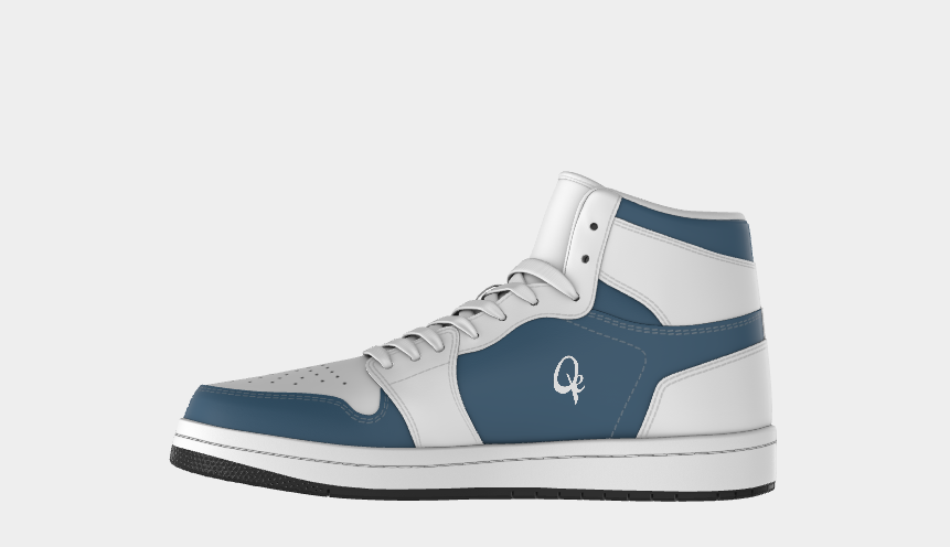 QE Blue White Force Sneakers