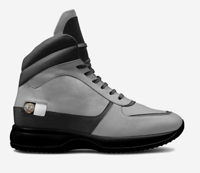 QE Cement Ankle Cut Sneakers