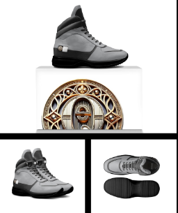 QE Cement Ankle Cut Sneakers