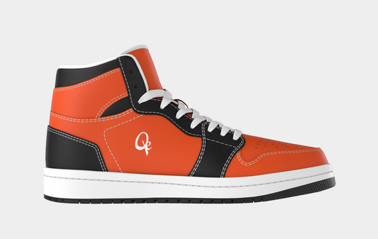 QE Orange Black Force Sneakers