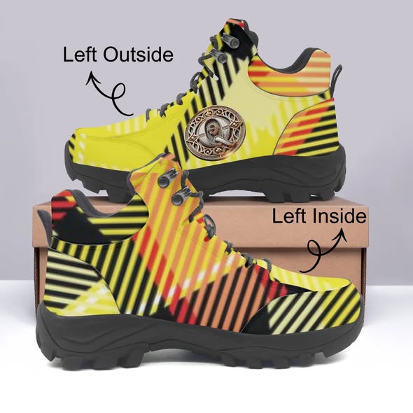 QE Plaid Walkers Yellow