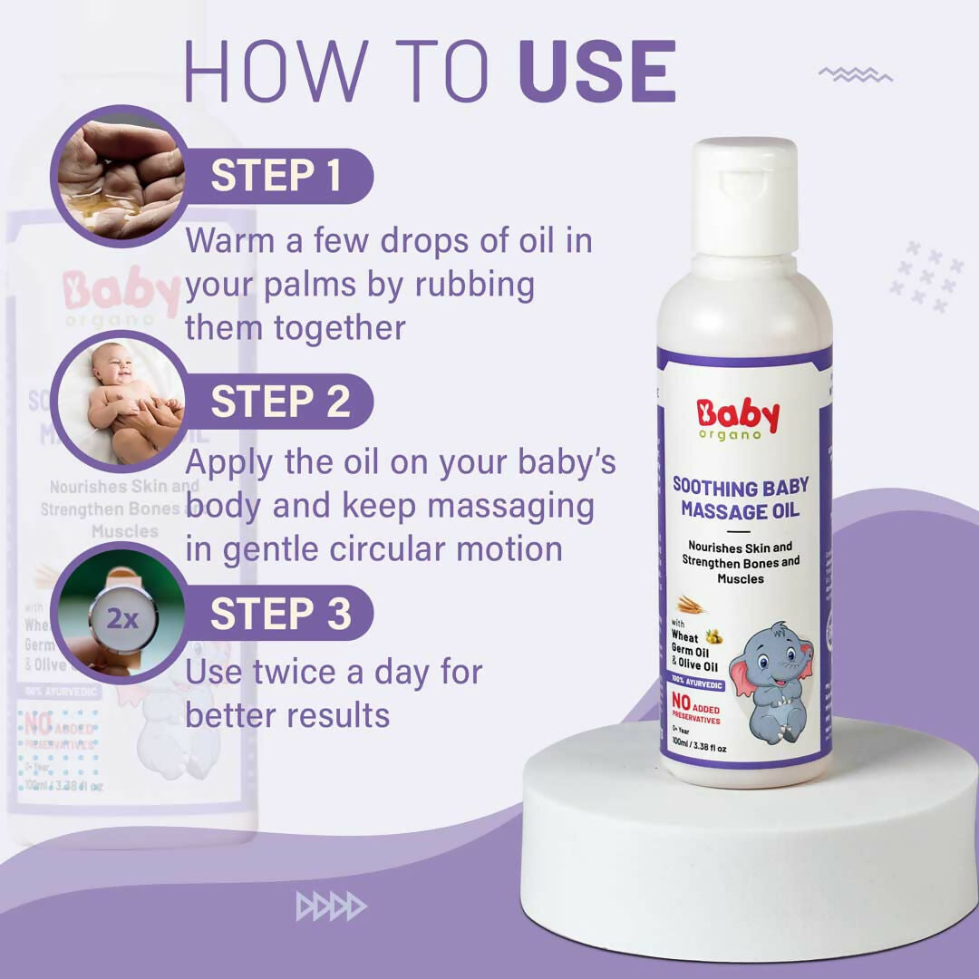 Babyorgano Soothing Baby Massage Oil