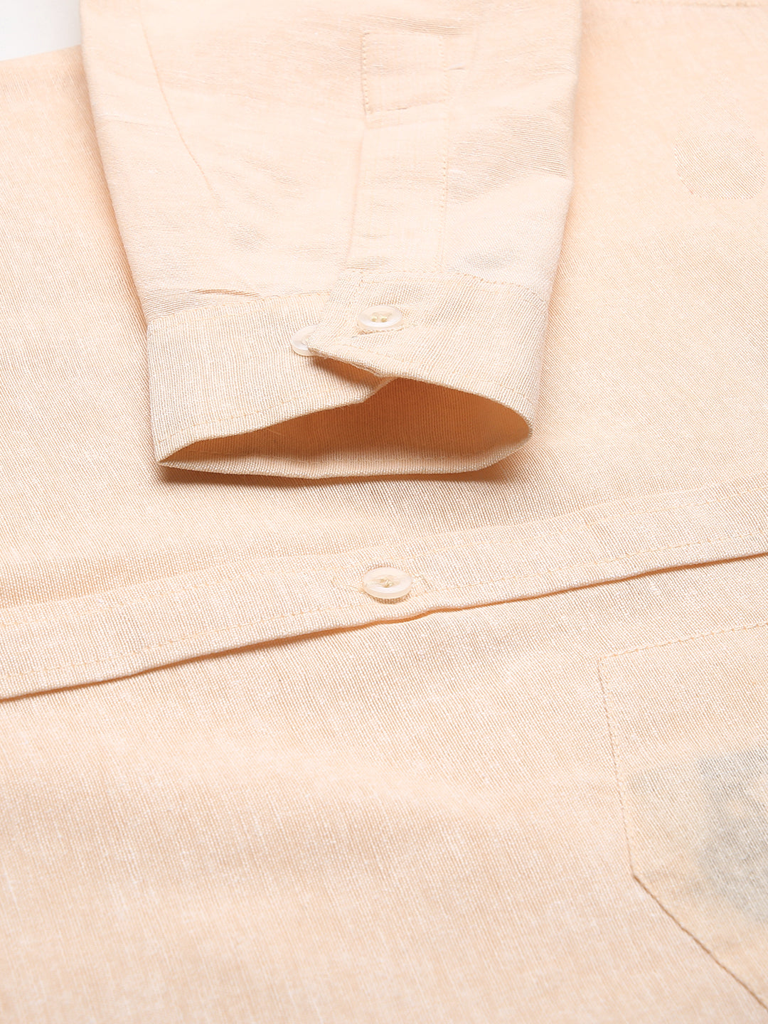 RIAG Beige Men's Full Sleeves Solid Shirt