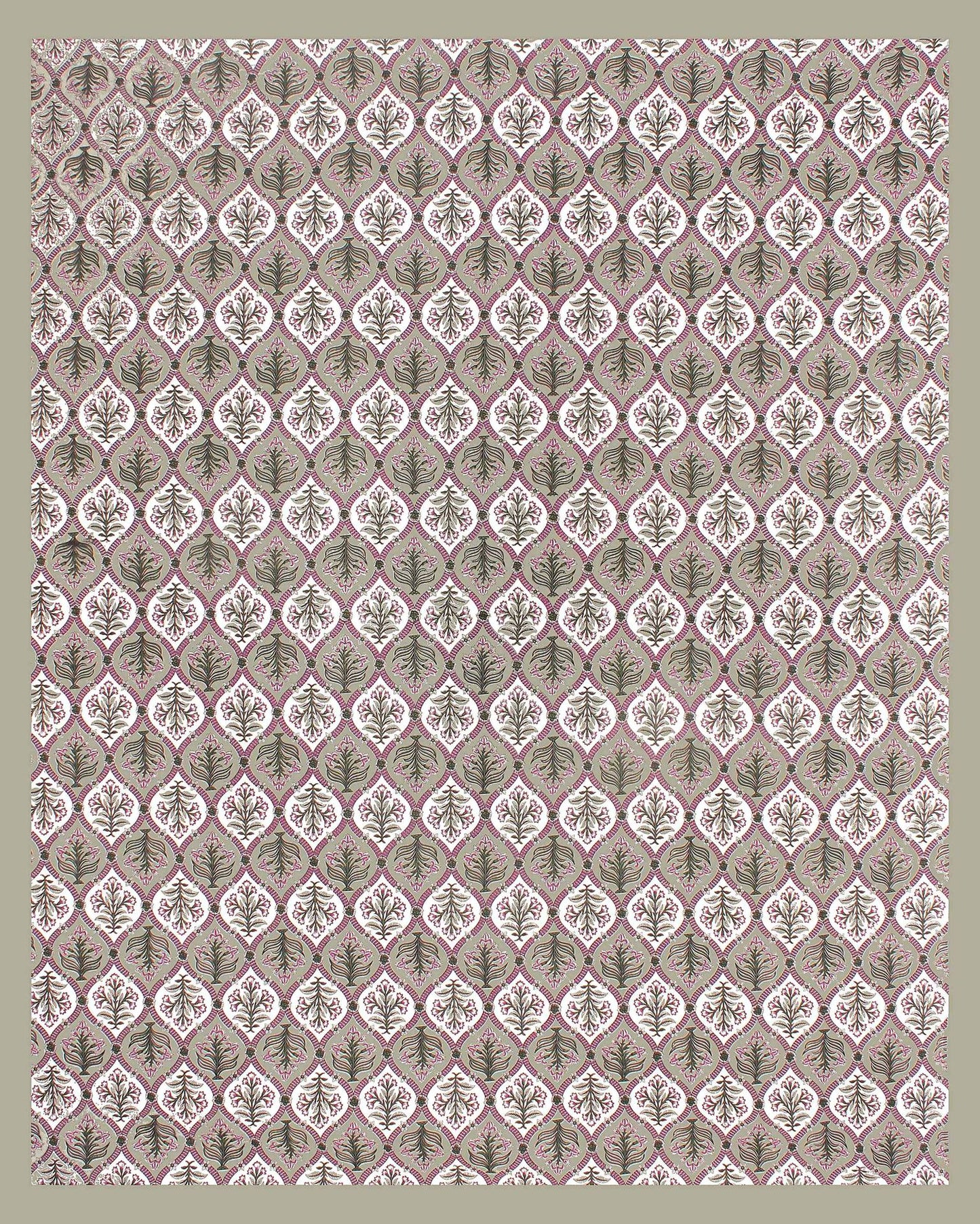 Rudra Bazaar Grey 210 TC Cotton Double King Bedsheet With 2 Pillow Covers