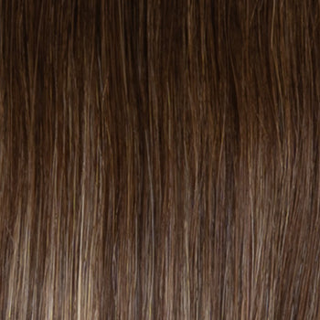 Raquel Welch Midnight in Paris Luxurious Mid-Length Layered Wig, Black Label Human Hair Collection by Hairuwear, Average Cap, Rh10/20SS Shaded Buttered Walnut