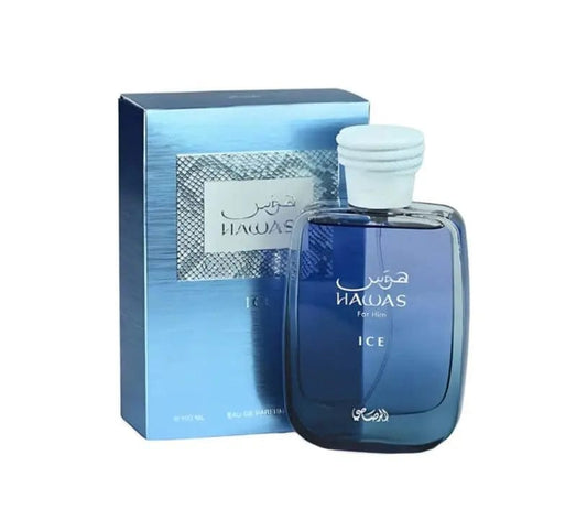 Rasasi Hawas Ice For Men 3.38 oz Eau De Perfume Spray