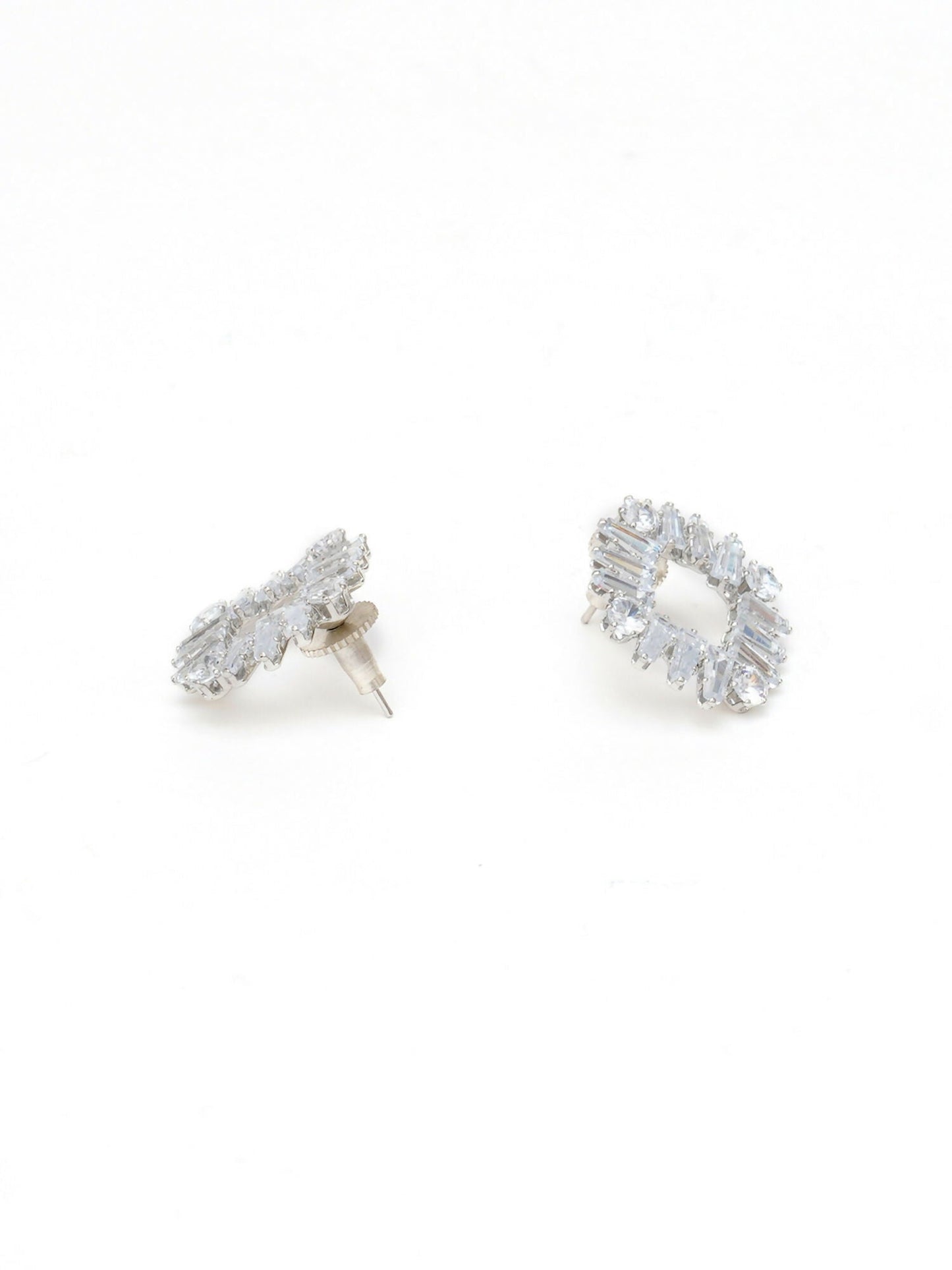 stone stud (white) - Ruby Raang