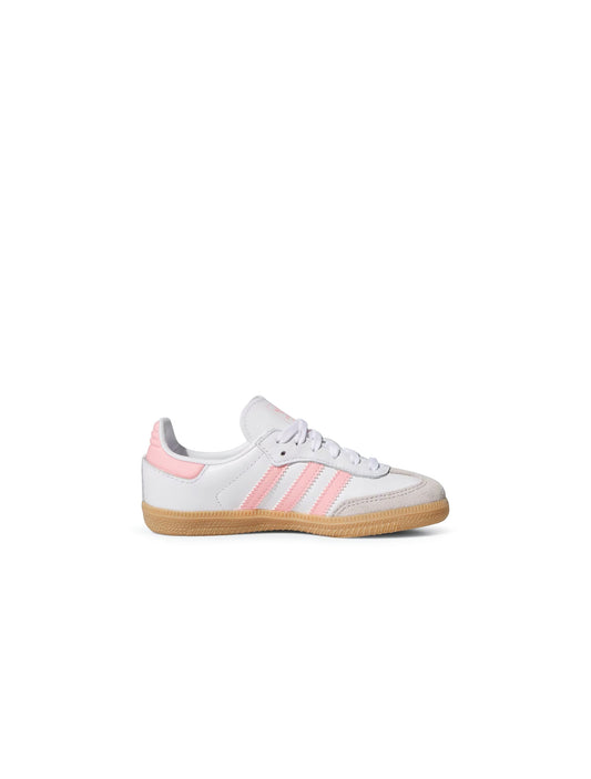 Adidas (TD) Samba - White/Semi Pink Spark