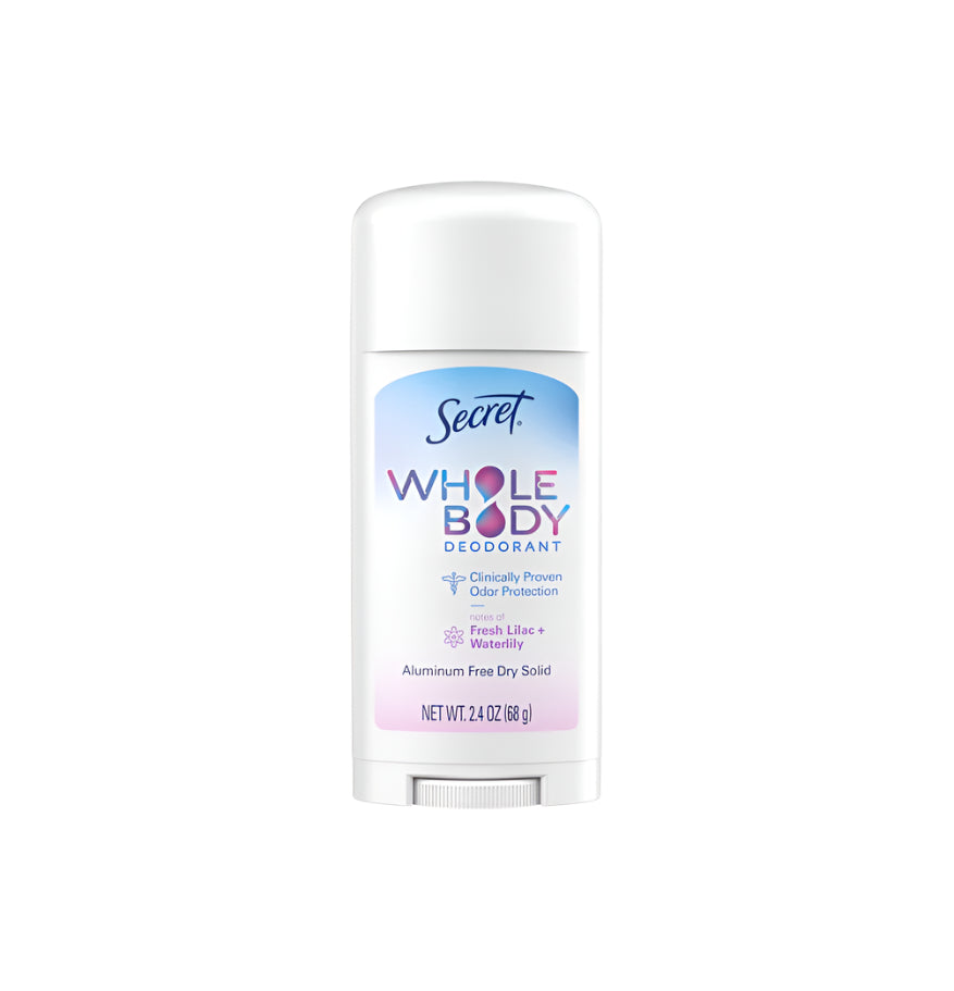 Secret Whole Body Deodorant Fresh Lilac & Waterlily 2.4oz - New