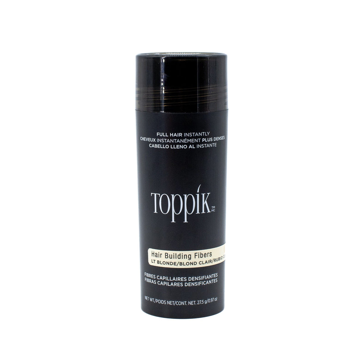 TOPPIK Hair Building Fibers LT BLONDE 0.97oz - Small Amount Missing