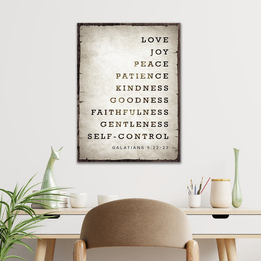 Galatians 5:22-23 - The Fruit Of The Spirit Sign IV