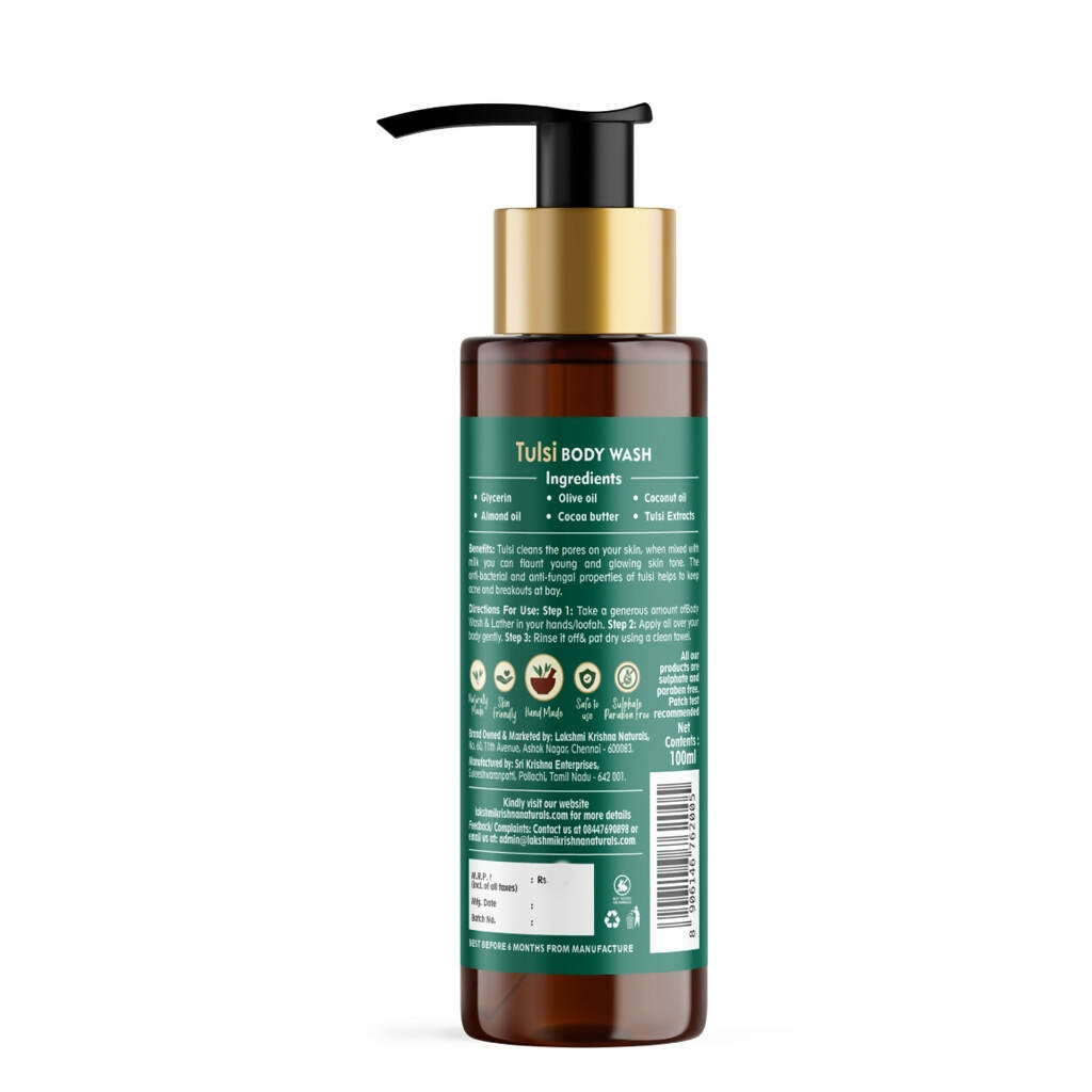 Lakshmi Krishna Naturals Tulsi Body Wash
