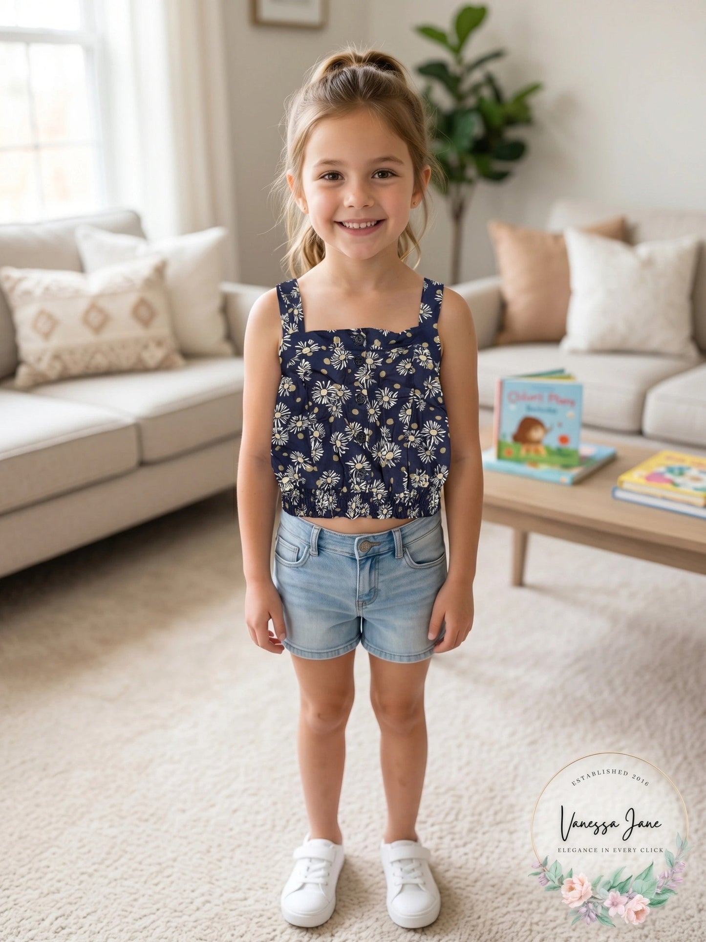 Epic Threads Girls Floral-Print Tank Top