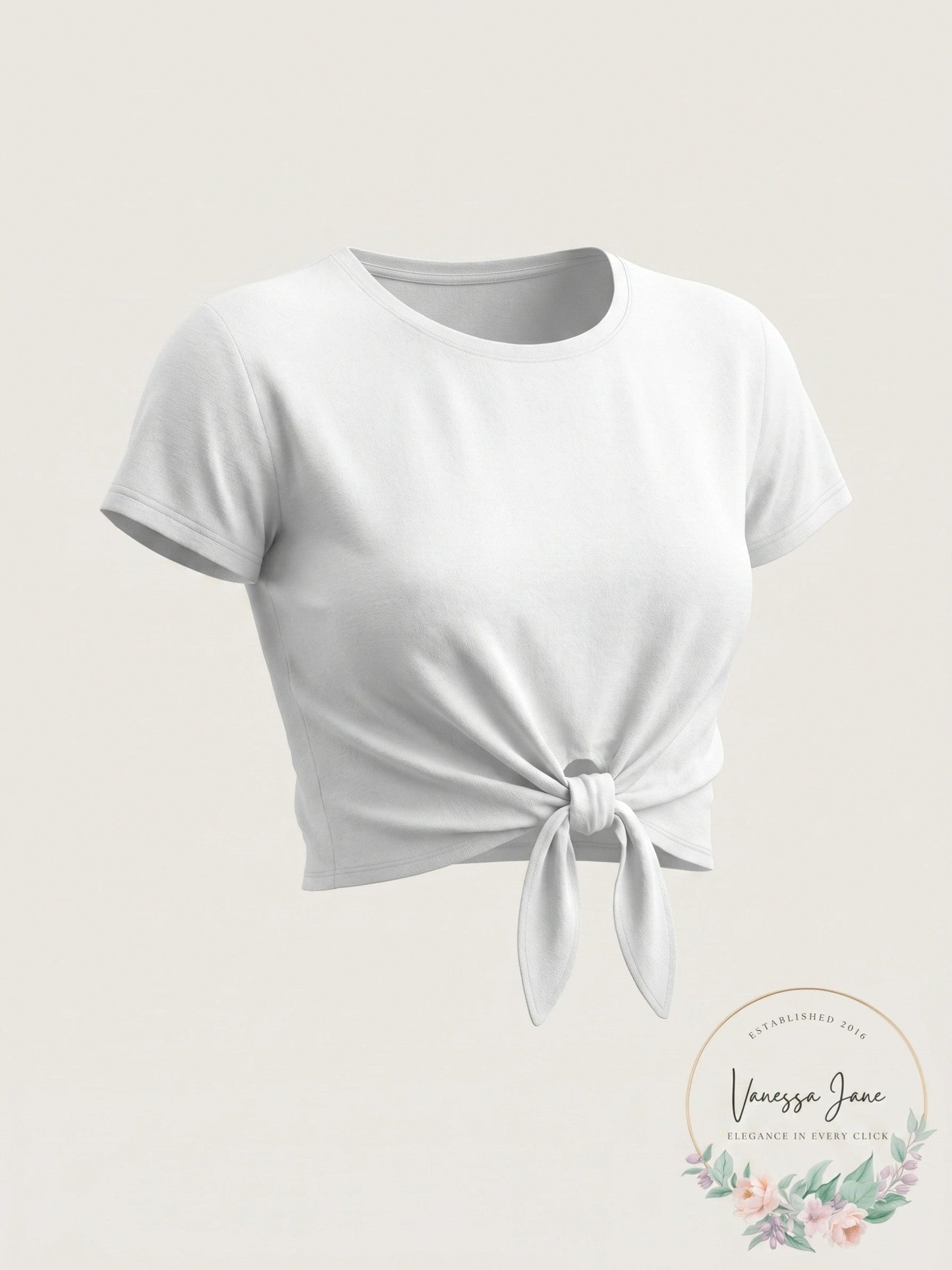 Under Armour Front-Tie Cropped T-Shirt
