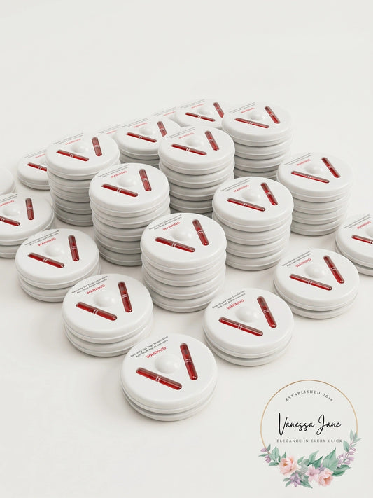 Security Ink Tags Anti Theft Alarm Sensors and Pins for Retail Store Set Of 100