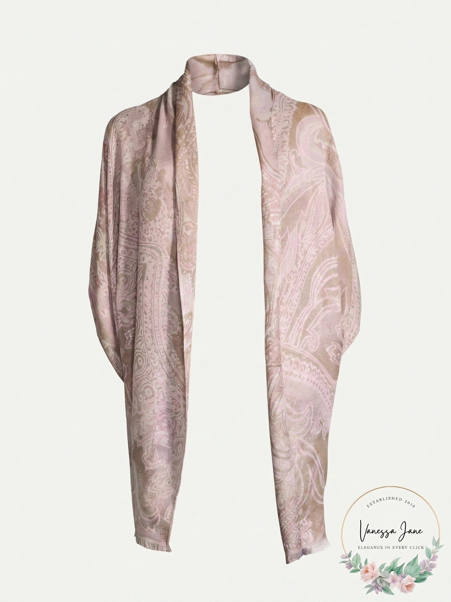Inc International Concepts Tranquil Scale Jacquard Wrap & Scarf In One One Size