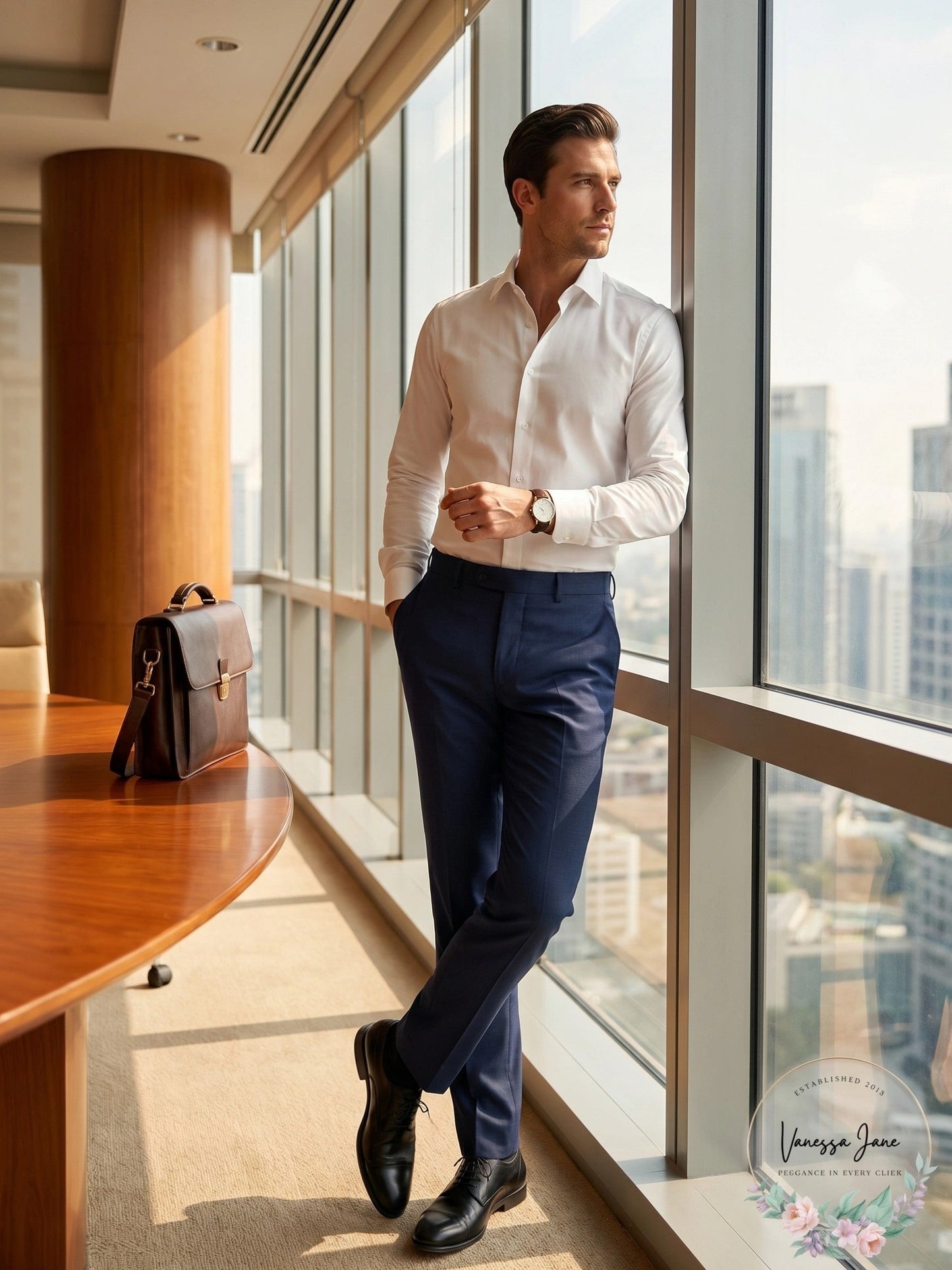 Lauren Ralph Lauren Men’s Pattern Classic-Fit UltraFlex Stretch Dress Pants
