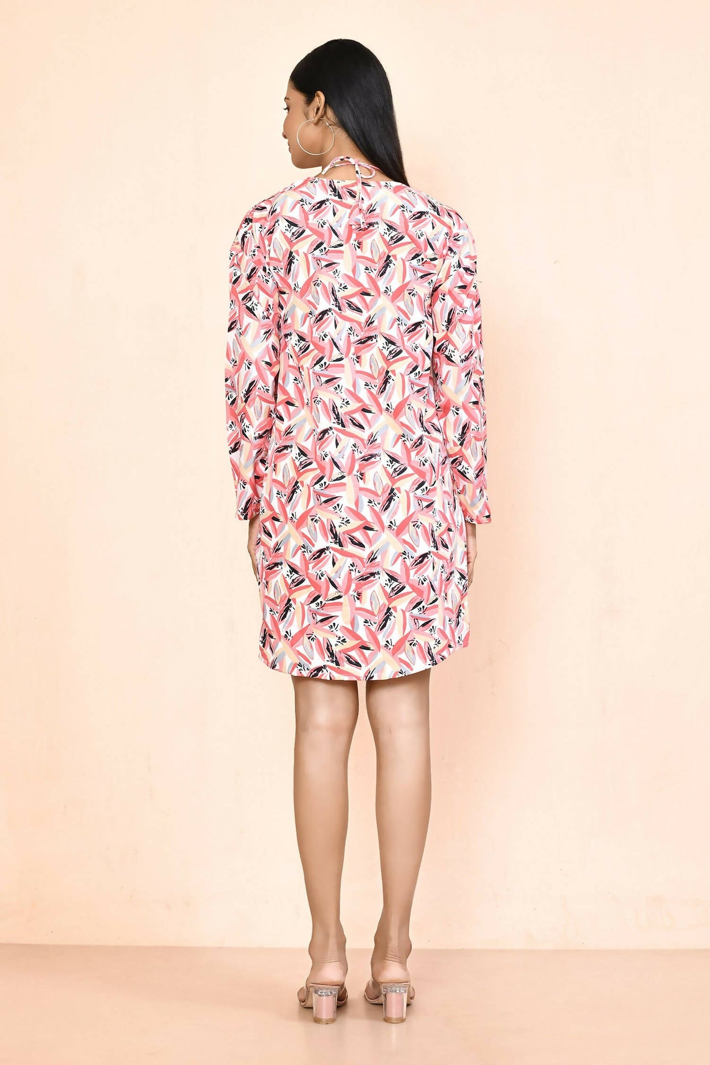 Pink Platinum Creap Printed Co-Sets - Femella