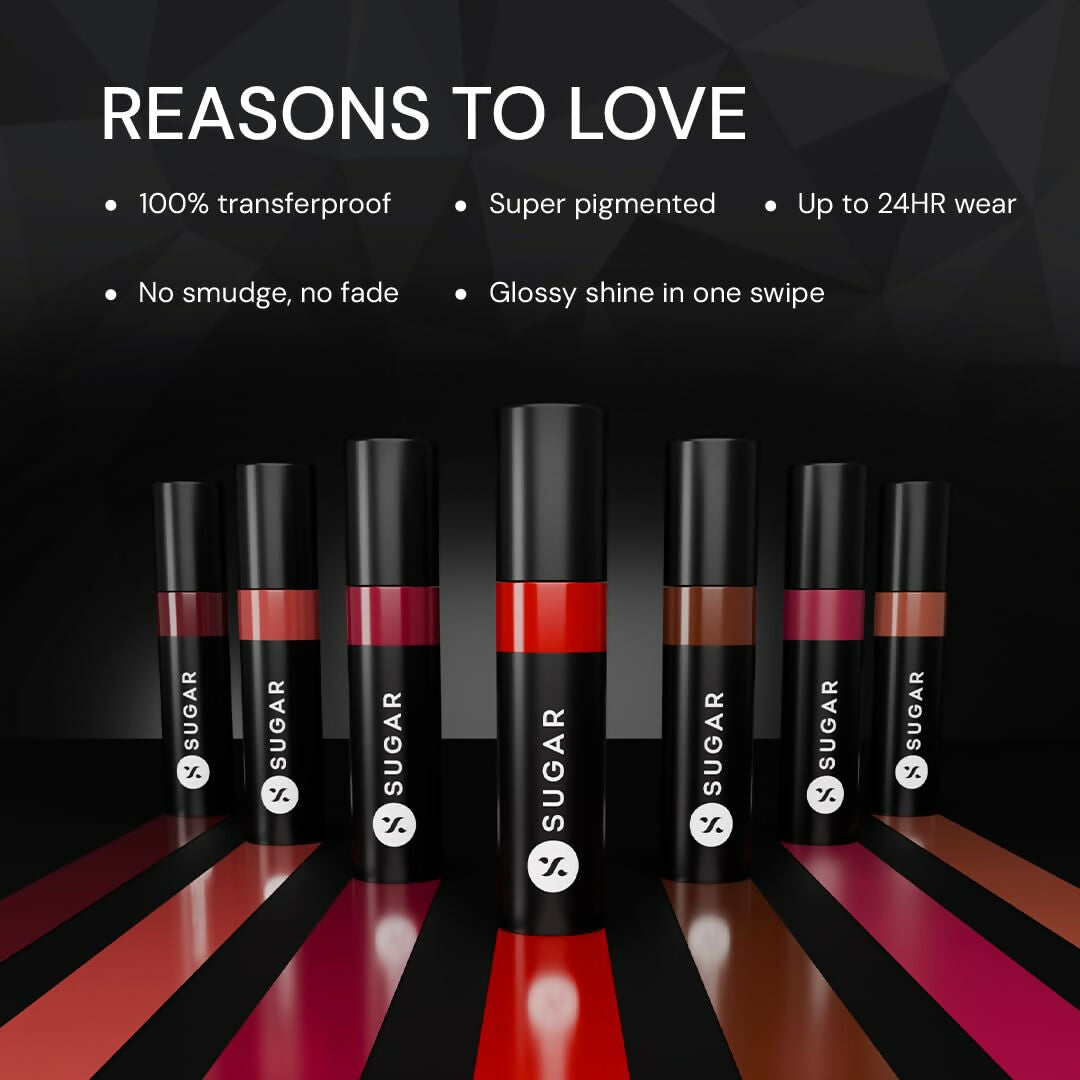 Sugar Cosmetics Partner In Shine Transferproof Lip Gloss - 01 Cinnamon Champagne
