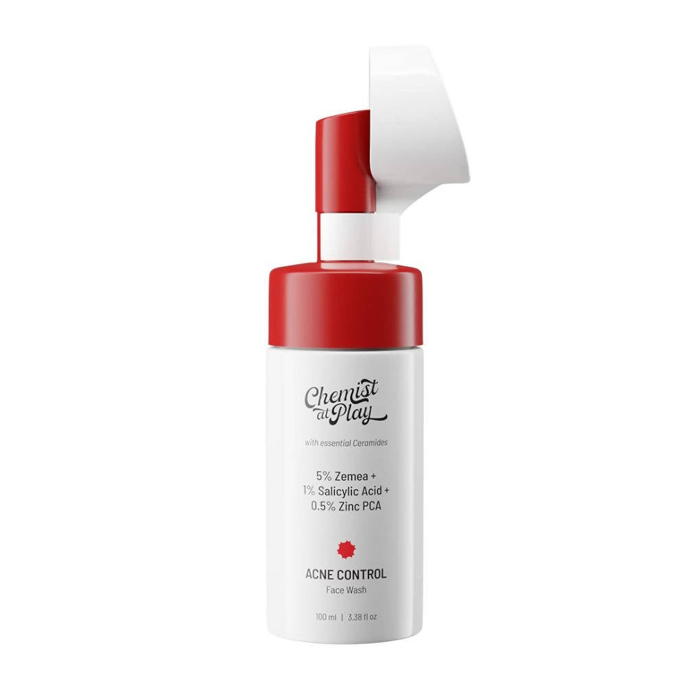 Chemist At Play Acne Control Face Wash For Oily & Acne-Prone Skin, Eliminates Invisible Pimples and Blackheads