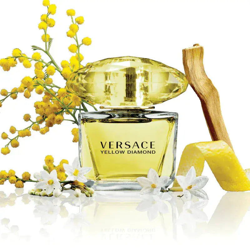 Yellow Diamond By Versace For Women 4Pcs Set EDT Spray