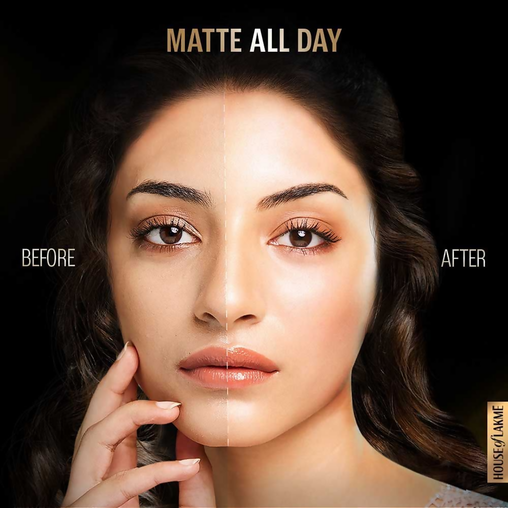 Lakme Forever Matte Face Powder - Warm Pink